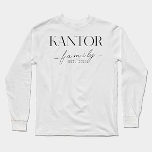 Kantor Family EST. 2020, Surname, Kantor Long Sleeve T-Shirt